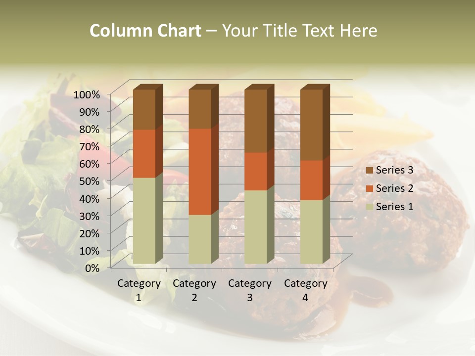 Three Lettuce Tasty PowerPoint Template
