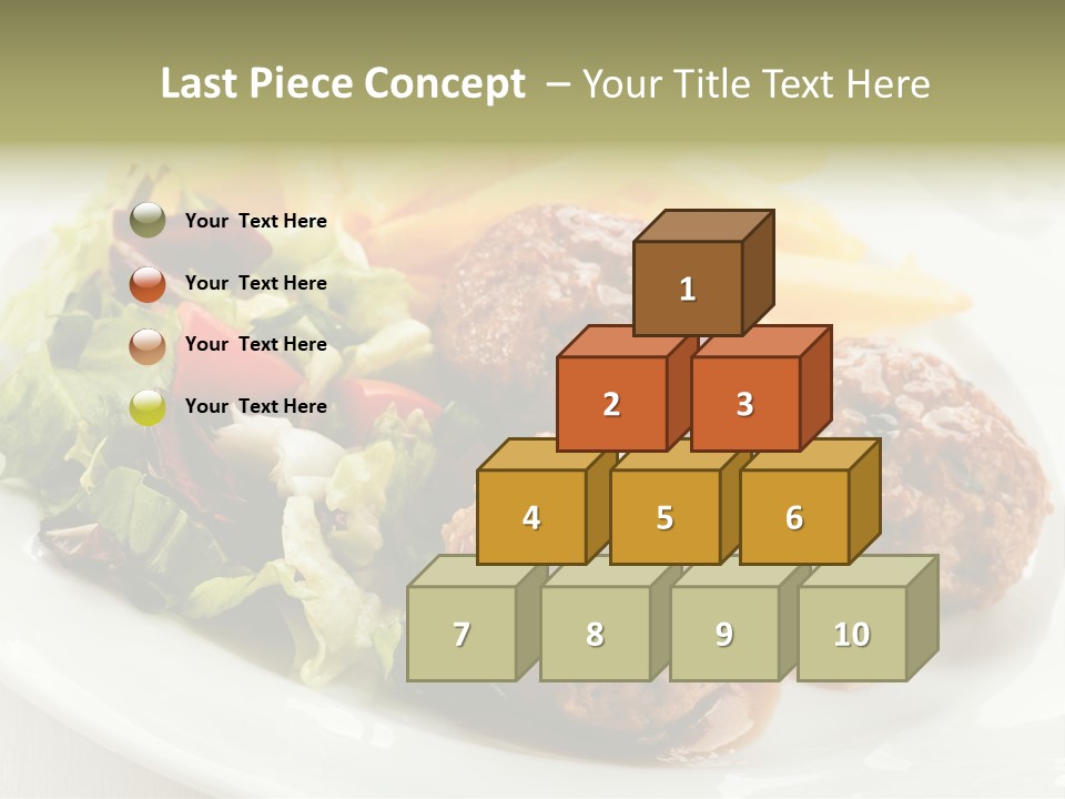 Three Lettuce Tasty PowerPoint Template