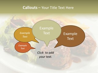 Three Lettuce Tasty PowerPoint Template