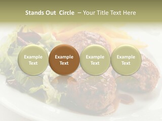 Three Lettuce Tasty PowerPoint Template