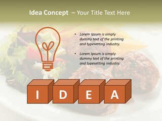 Three Lettuce Tasty PowerPoint Template