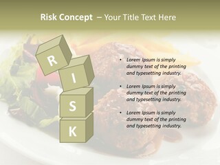 Three Lettuce Tasty PowerPoint Template