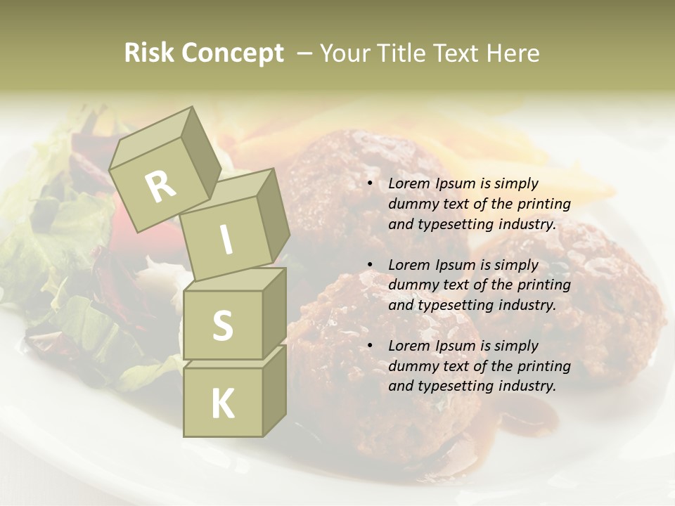 Three Lettuce Tasty PowerPoint Template