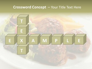 Three Lettuce Tasty PowerPoint Template