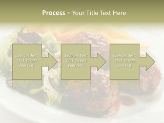 Three Lettuce Tasty PowerPoint Template