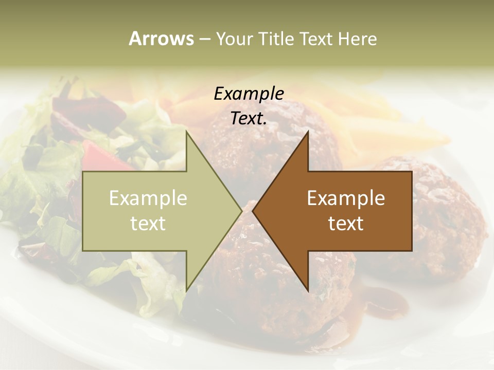 Three Lettuce Tasty PowerPoint Template