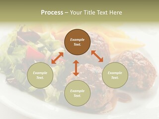 Three Lettuce Tasty PowerPoint Template