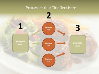Three Lettuce Tasty PowerPoint Template