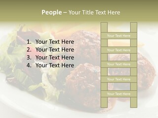 Three Lettuce Tasty PowerPoint Template