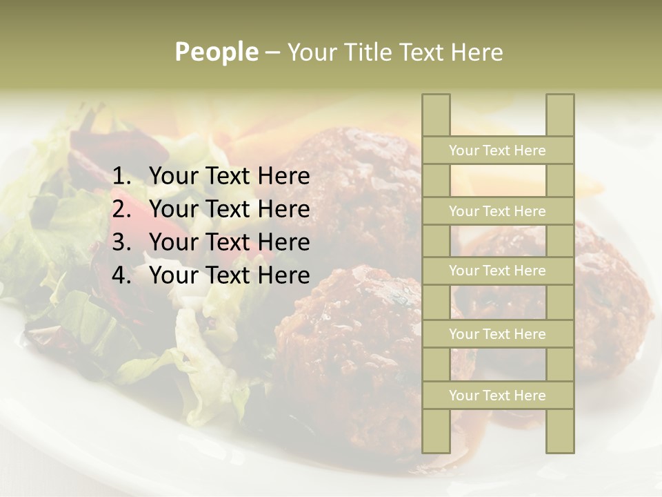 Three Lettuce Tasty PowerPoint Template