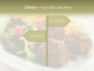 Three Lettuce Tasty PowerPoint Template