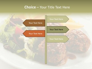 Three Lettuce Tasty PowerPoint Template
