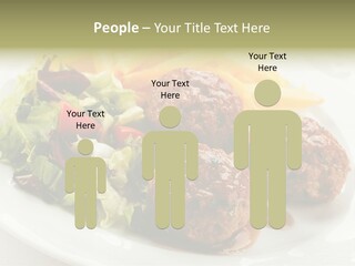 Three Lettuce Tasty PowerPoint Template
