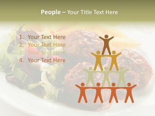 Three Lettuce Tasty PowerPoint Template