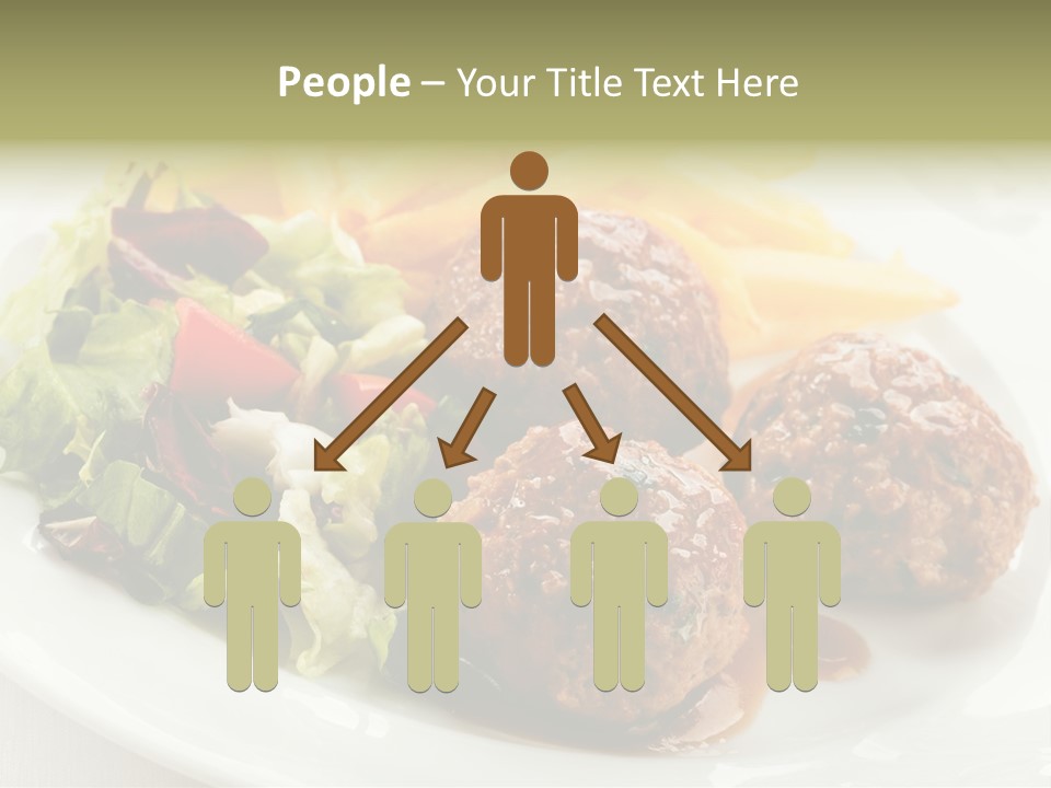 Three Lettuce Tasty PowerPoint Template