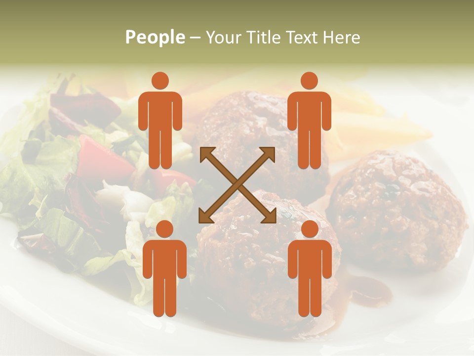 Three Lettuce Tasty PowerPoint Template