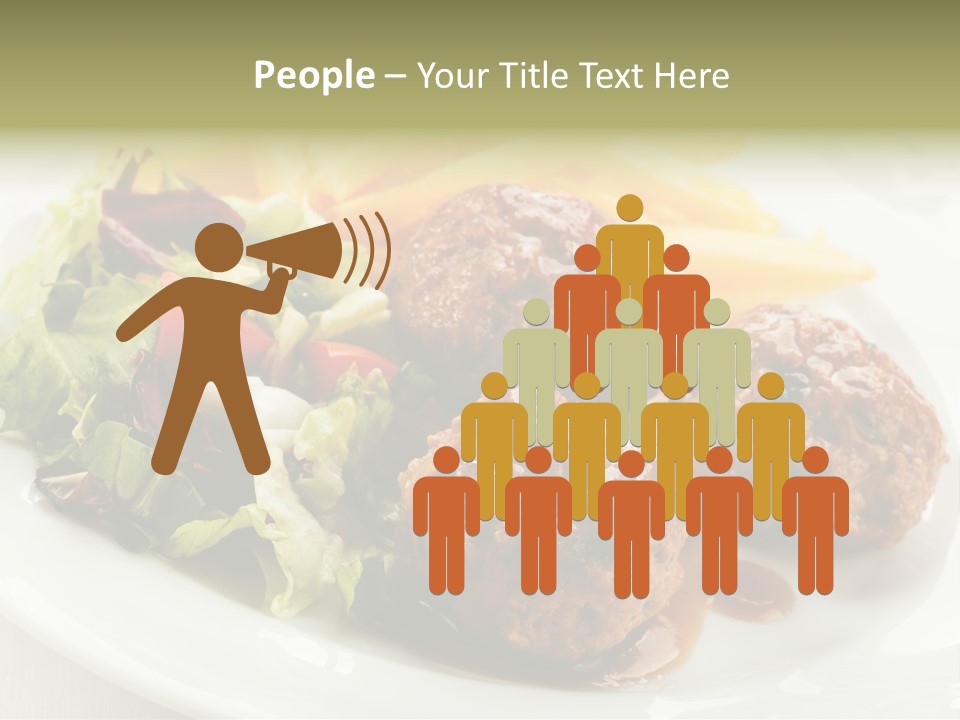 Three Lettuce Tasty PowerPoint Template