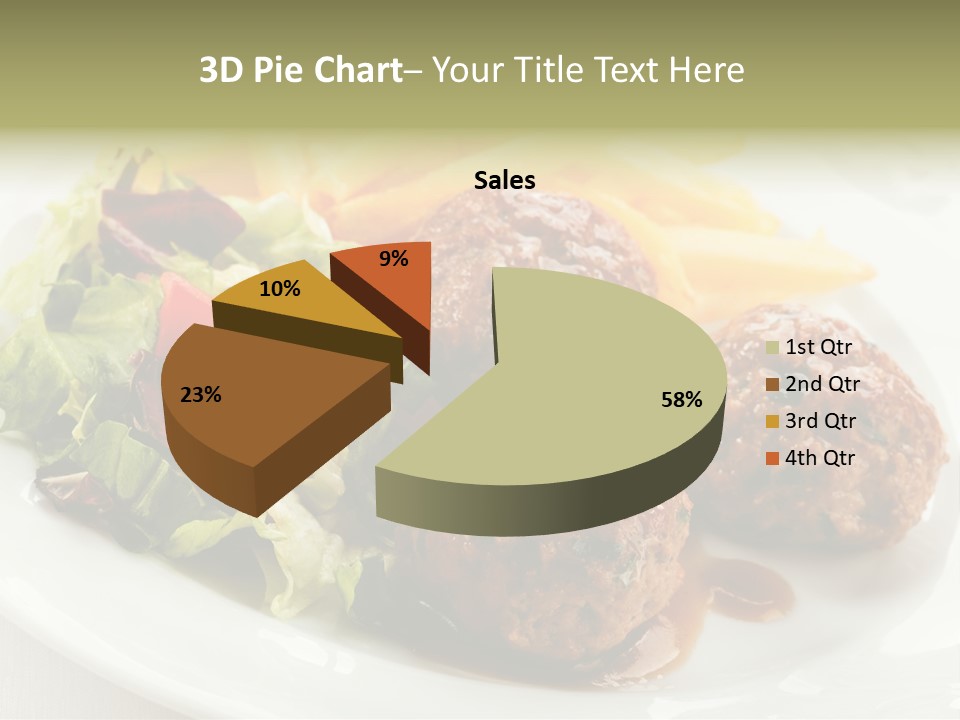 Three Lettuce Tasty PowerPoint Template