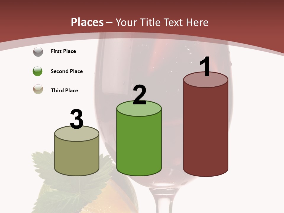 Fresh Wine Isolated PowerPoint Template