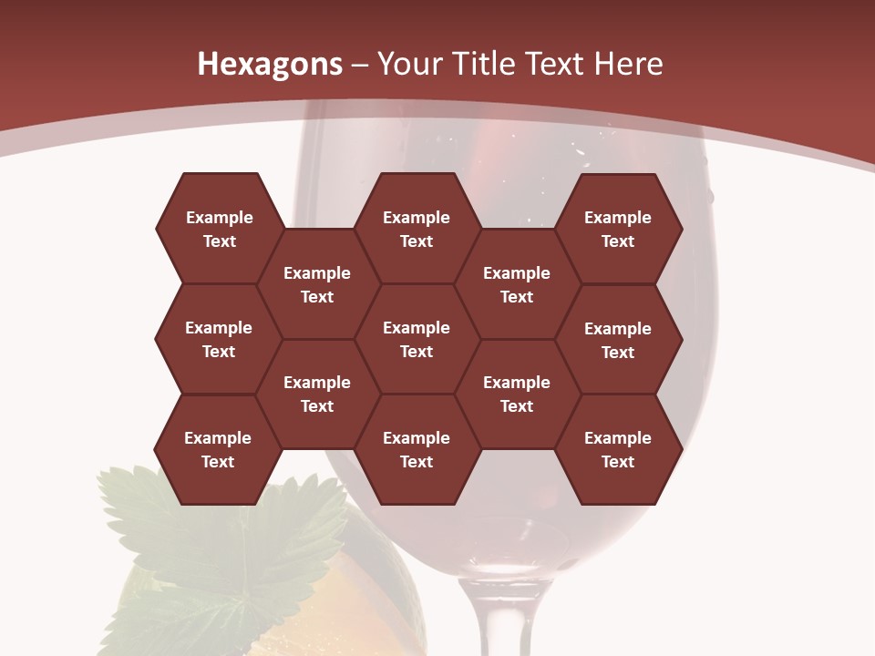 Fresh Wine Isolated PowerPoint Template