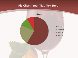 Fresh Wine Isolated PowerPoint Template