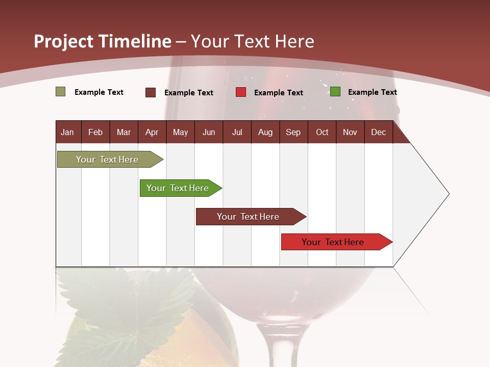 Fresh Wine Isolated PowerPoint Template