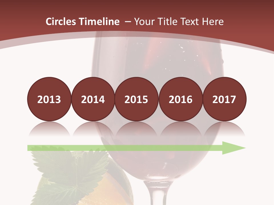 Fresh Wine Isolated PowerPoint Template