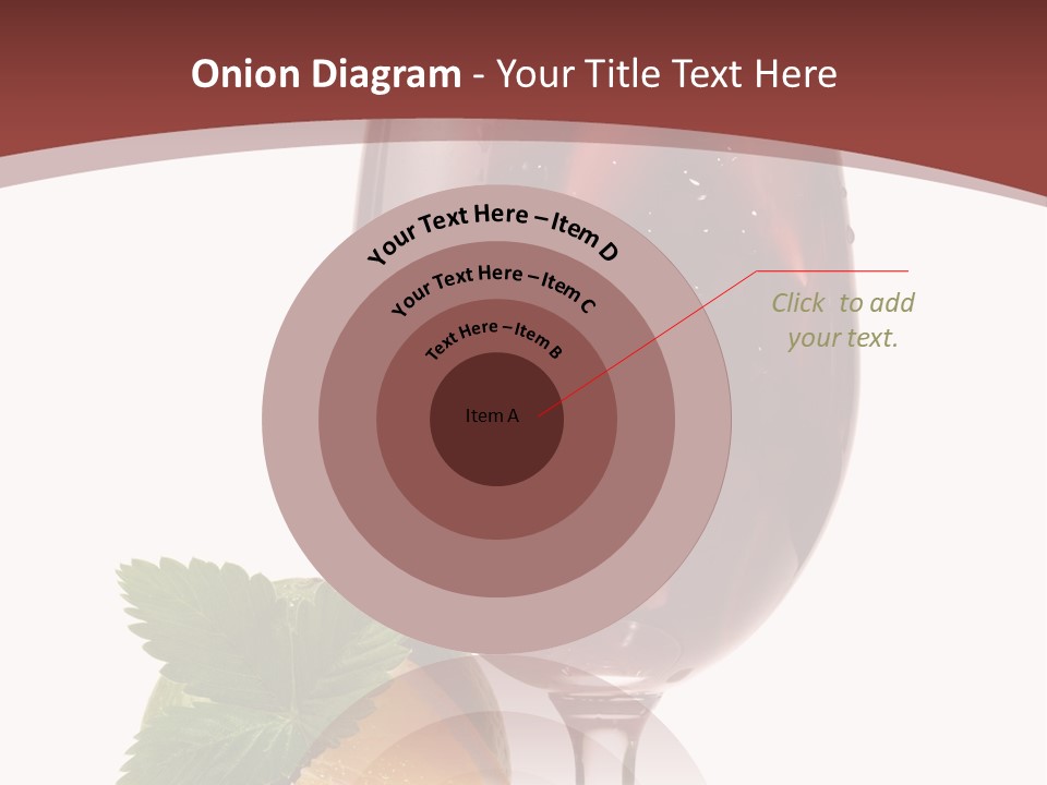 Fresh Wine Isolated PowerPoint Template