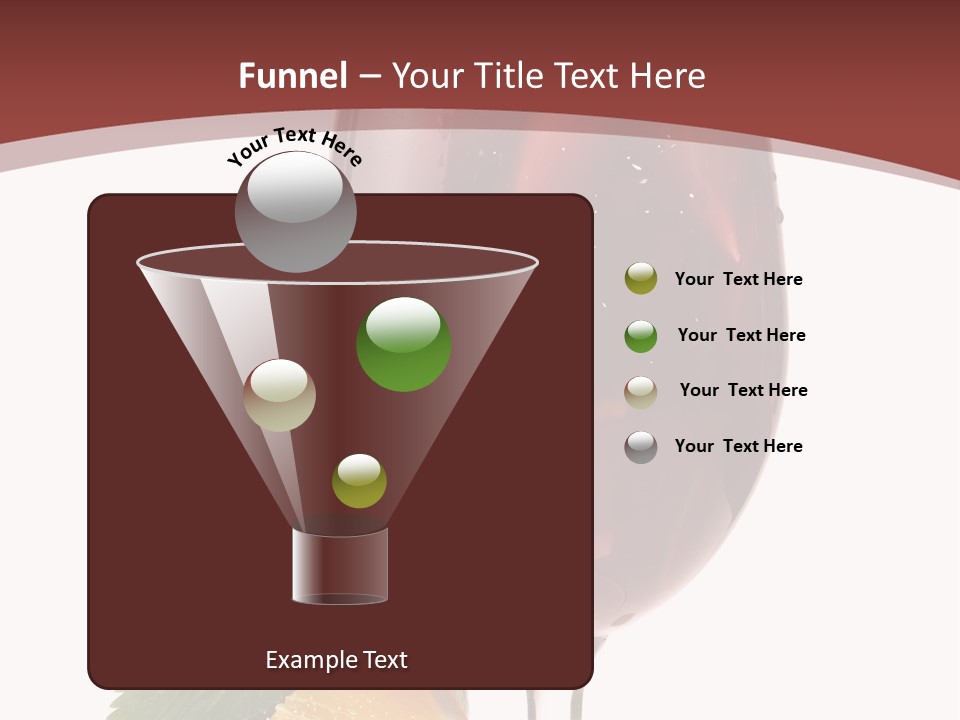 Fresh Wine Isolated PowerPoint Template