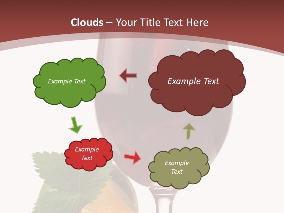 Fresh Wine Isolated PowerPoint Template