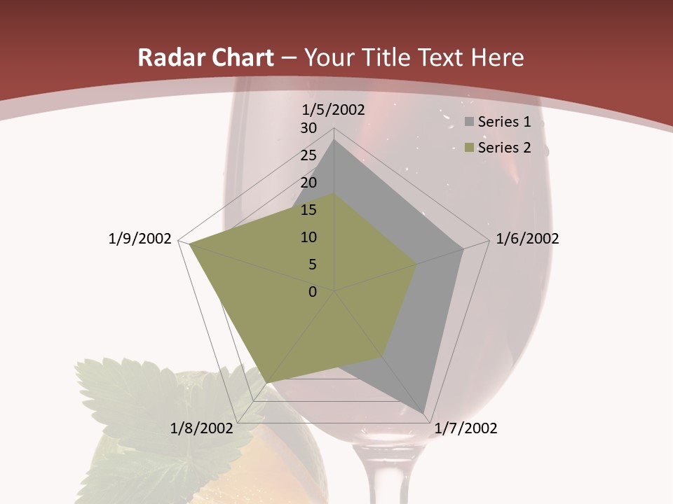 Fresh Wine Isolated PowerPoint Template