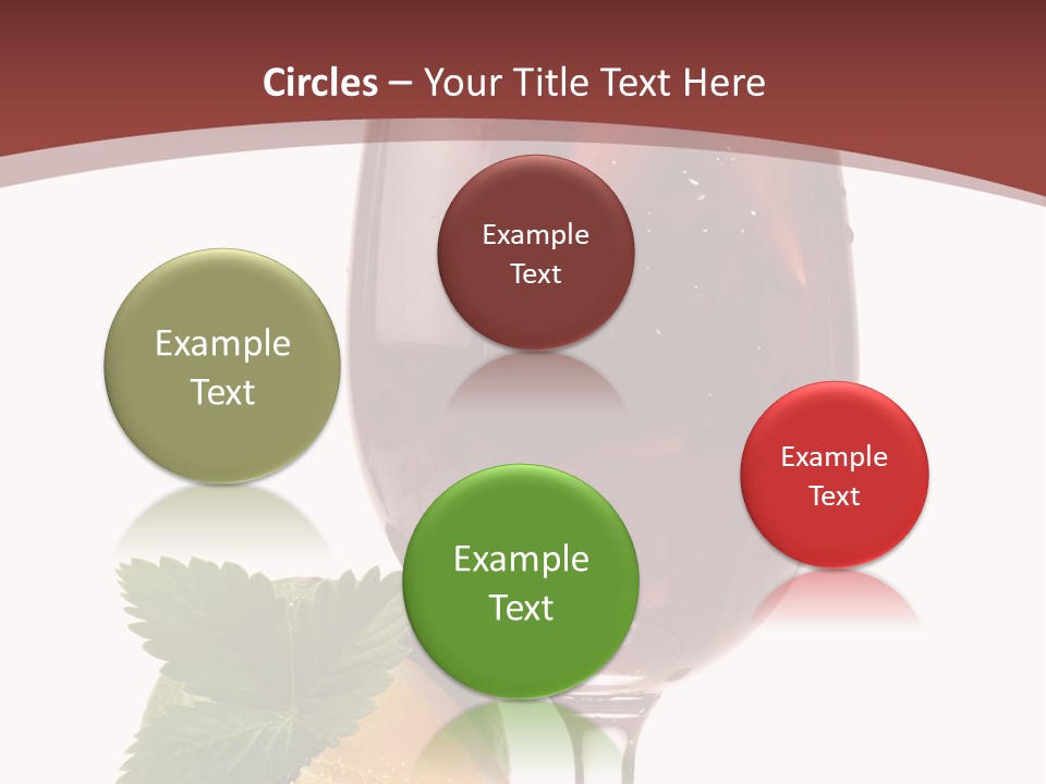 Fresh Wine Isolated PowerPoint Template