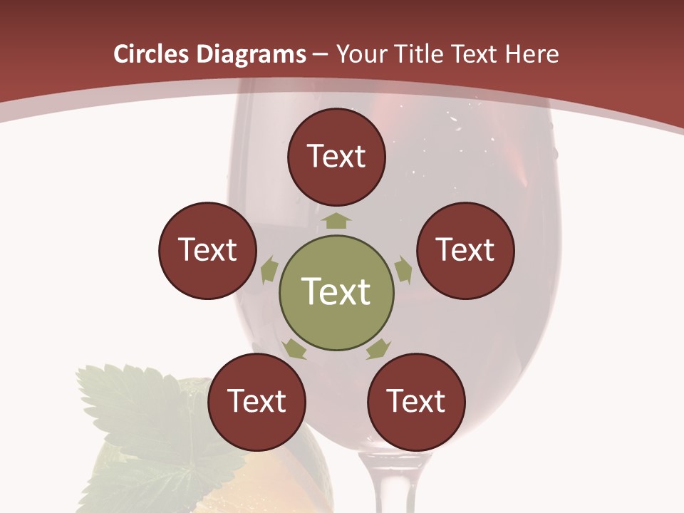 Fresh Wine Isolated PowerPoint Template