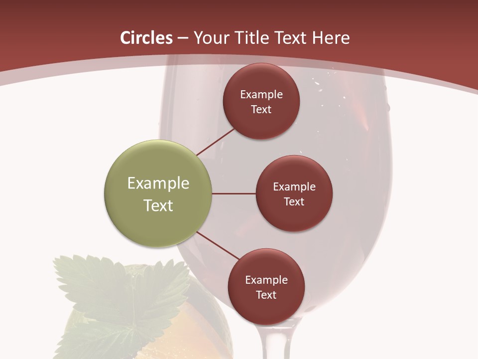 Fresh Wine Isolated PowerPoint Template