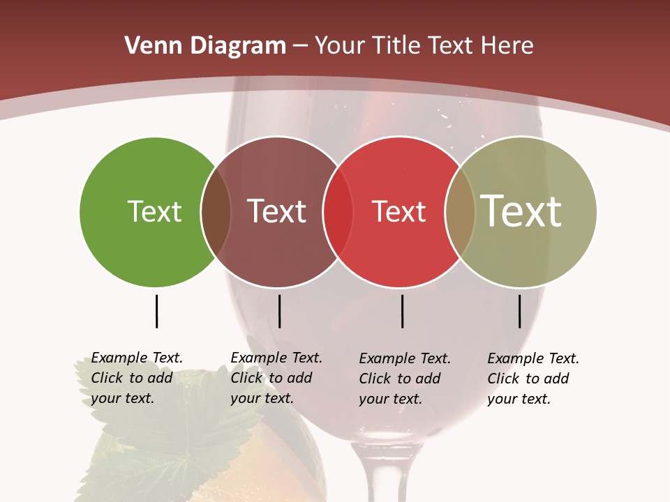 Fresh Wine Isolated PowerPoint Template