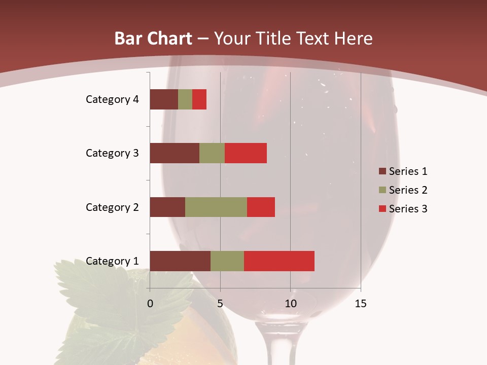 Fresh Wine Isolated PowerPoint Template