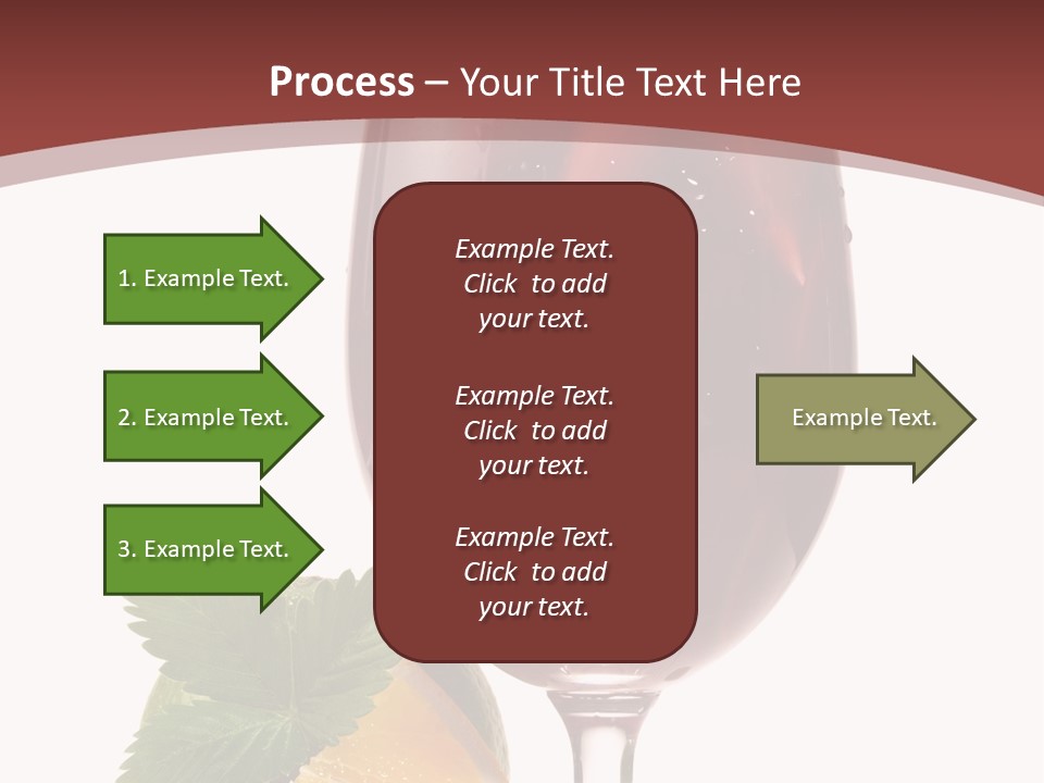 Fresh Wine Isolated PowerPoint Template