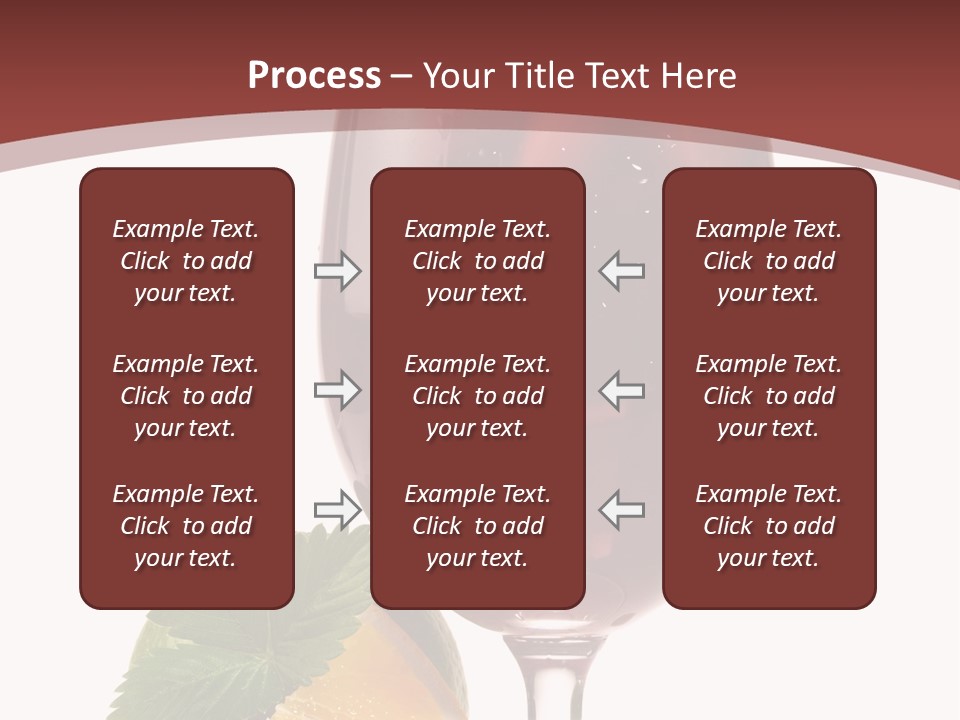 Fresh Wine Isolated PowerPoint Template