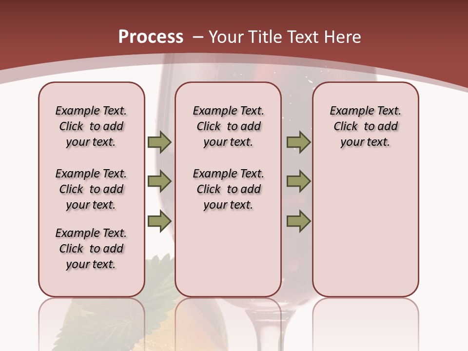 Fresh Wine Isolated PowerPoint Template