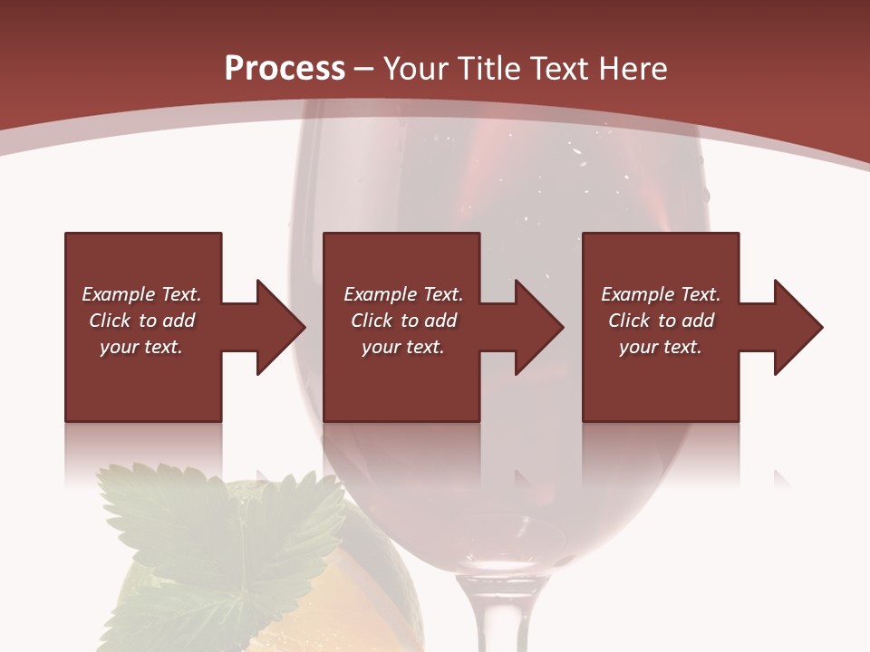 Fresh Wine Isolated PowerPoint Template
