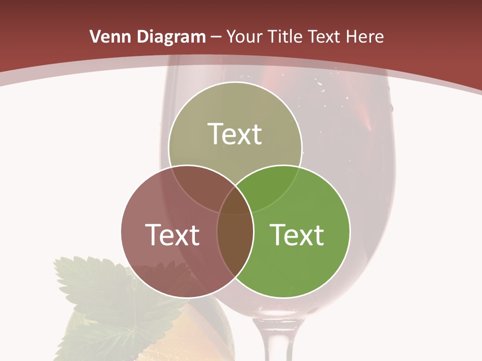 Fresh Wine Isolated PowerPoint Template