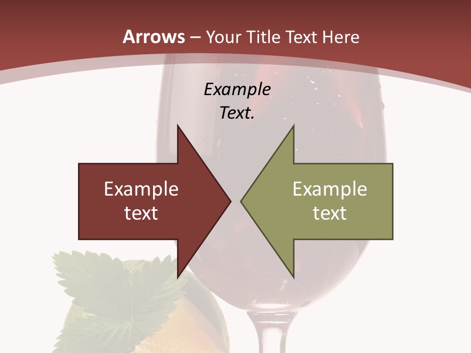 Fresh Wine Isolated PowerPoint Template