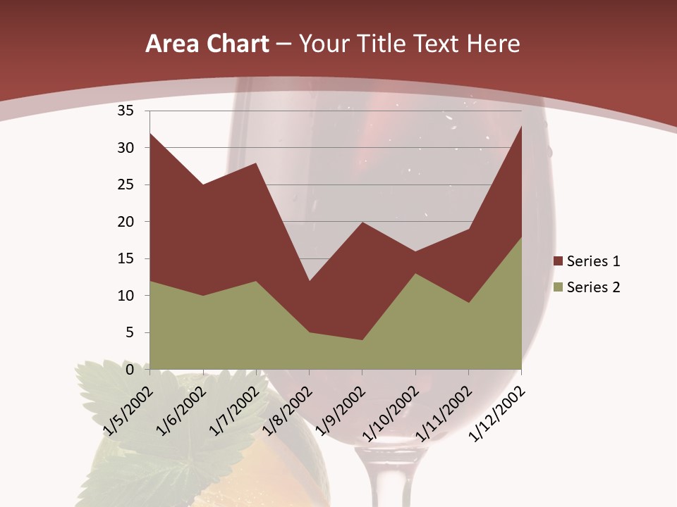 Fresh Wine Isolated PowerPoint Template