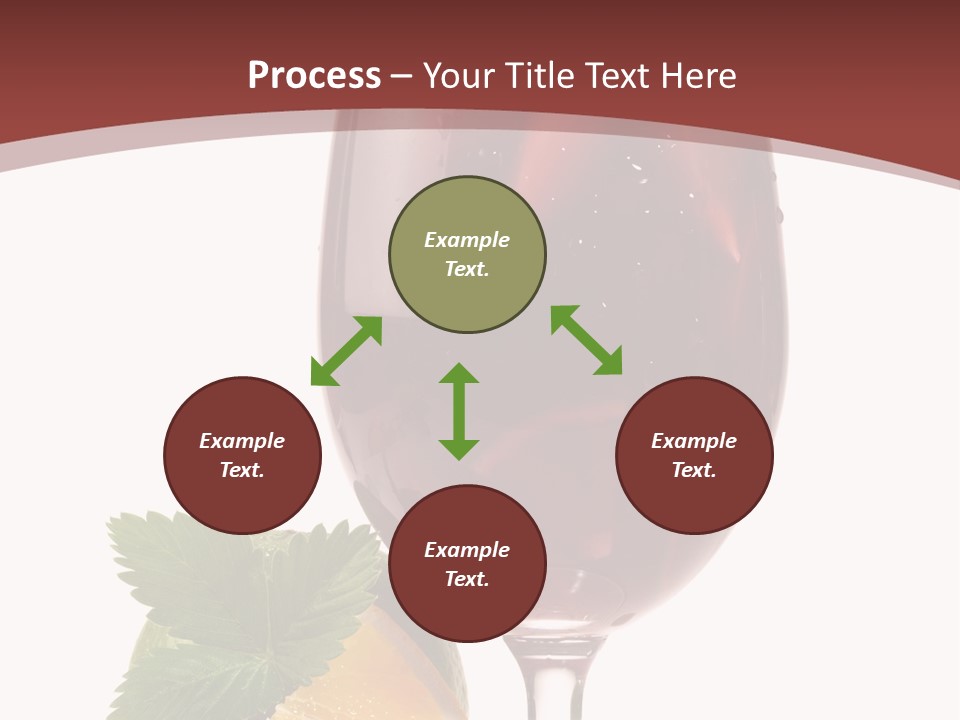 Fresh Wine Isolated PowerPoint Template