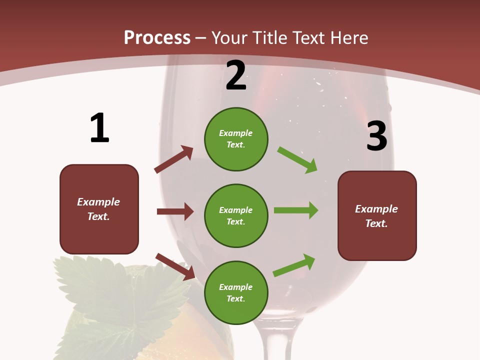 Fresh Wine Isolated PowerPoint Template