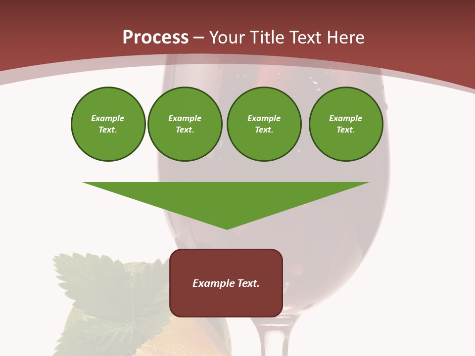 Fresh Wine Isolated PowerPoint Template