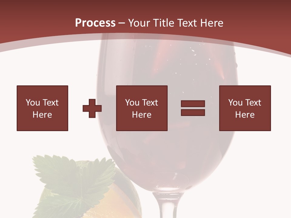 Fresh Wine Isolated PowerPoint Template