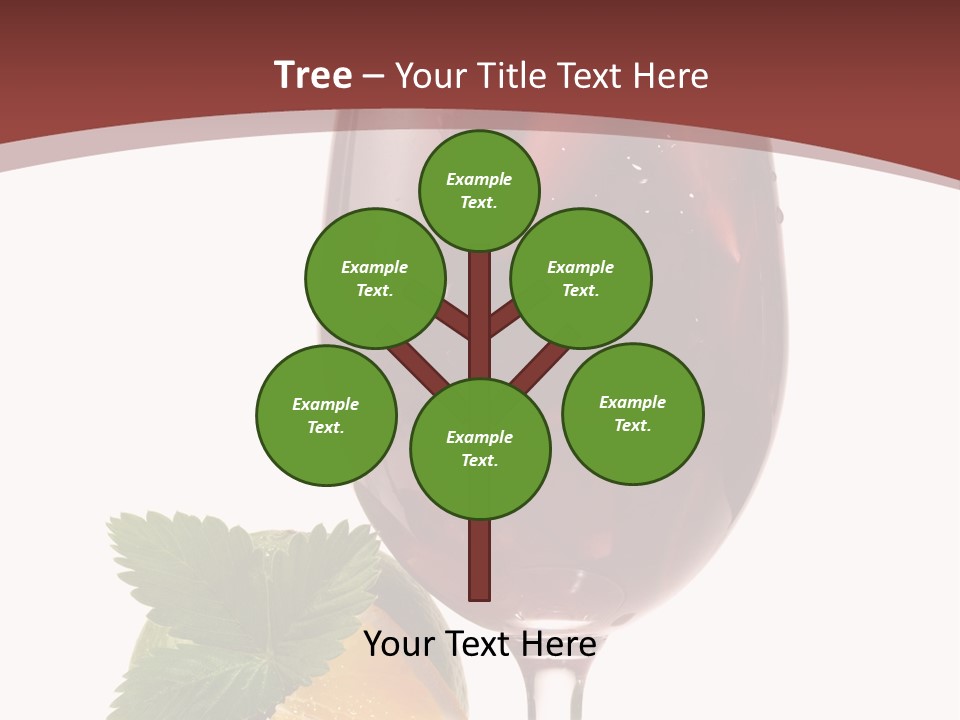 Fresh Wine Isolated PowerPoint Template