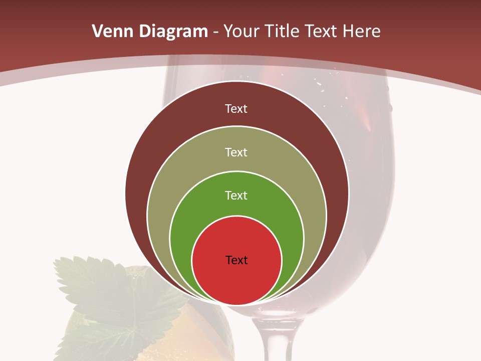 Fresh Wine Isolated PowerPoint Template