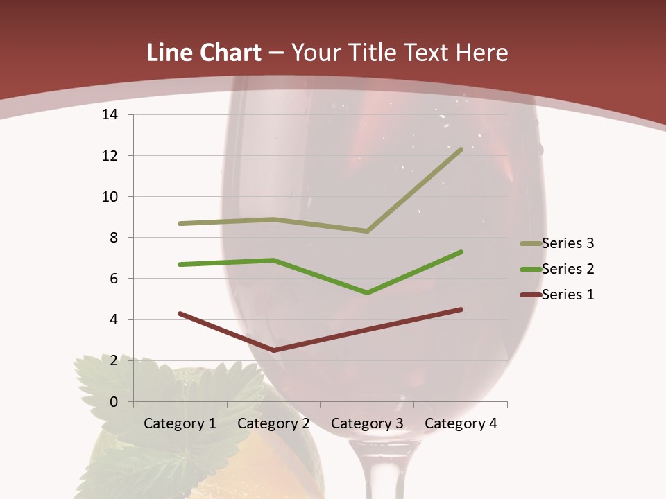 Fresh Wine Isolated PowerPoint Template